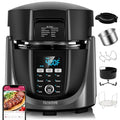 Nuwave Duet Air Fryer And Electric Pressure Cooker Combo, 6 QT Stainless Steel Pot