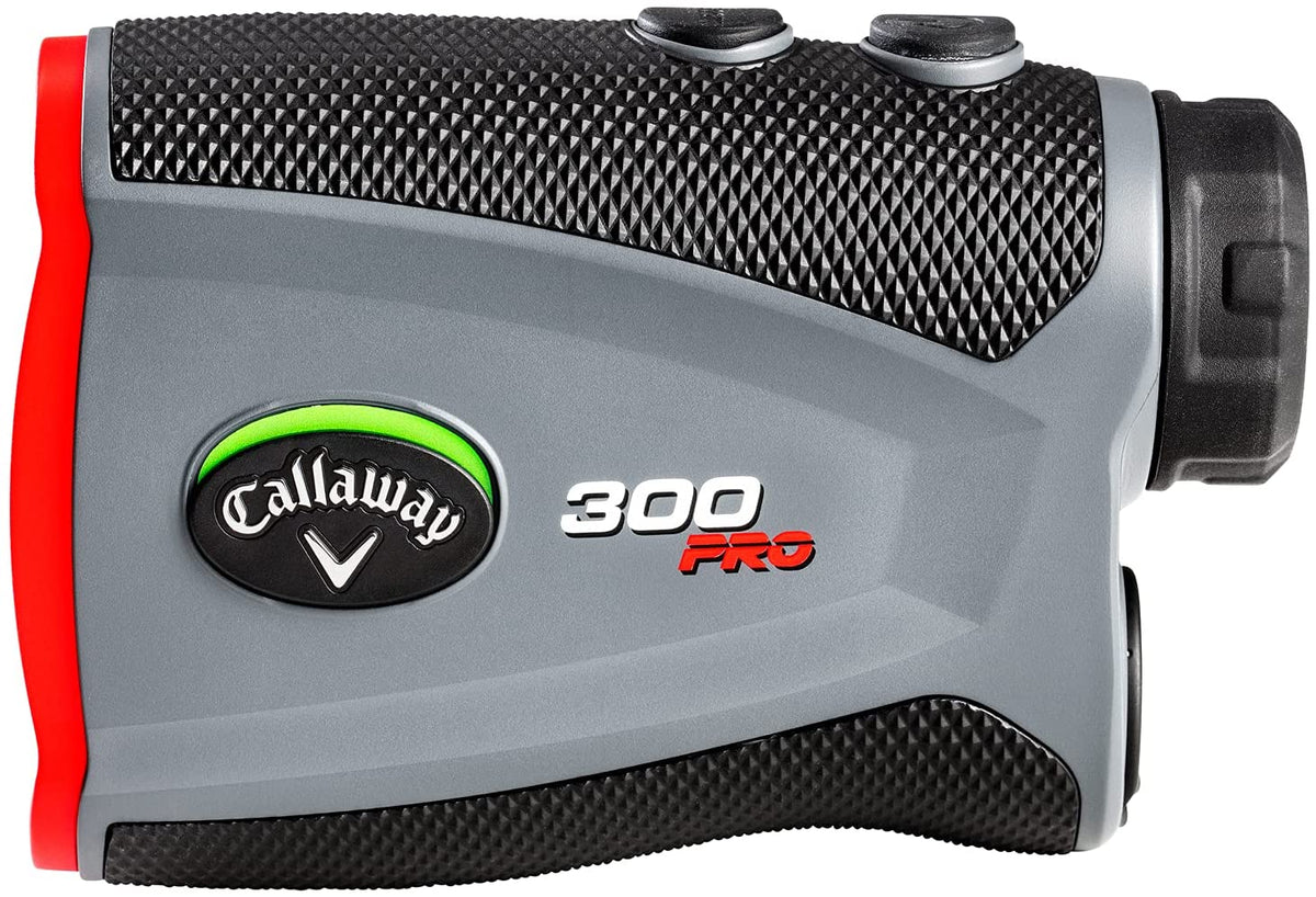 Callaway 300 Pro Slope Laser Golf Rangefinder, 6x, 5-1000 Yards - Enhanced 2021 Model