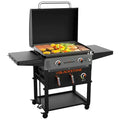 28-Inch 2-Burner Griddle With Electric Air Fryer And Hood