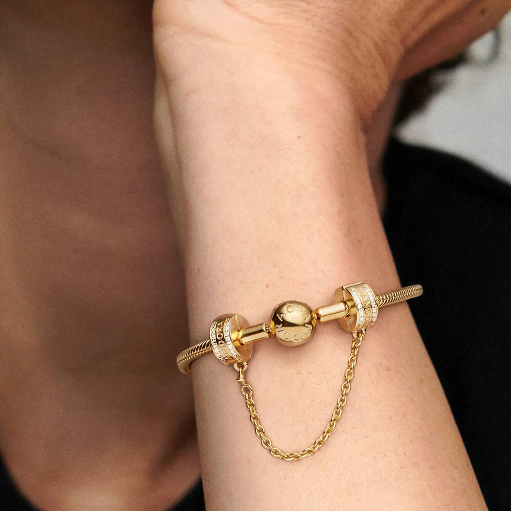 Pandora Logo Safety Chain Charm
