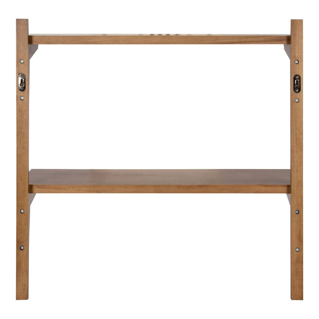 Mid-Century Wall Shelves, 24x8x24 Inch Decorative Wall-Mounted Storage And Display Shelving