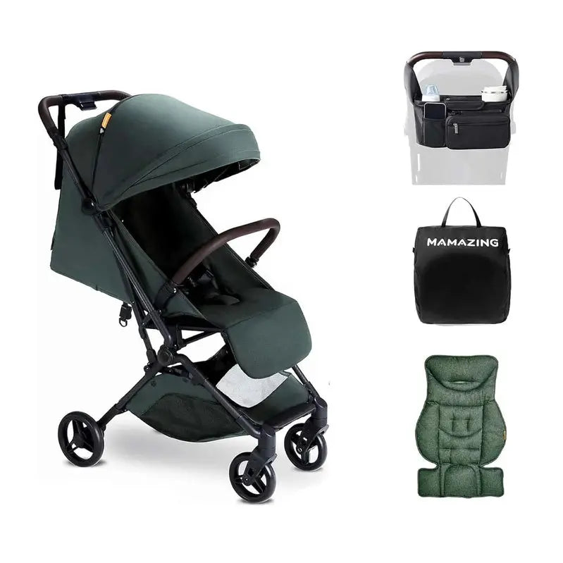 Mamazing Travel Stroller With Carbon Fiber Frame, 11.6 Pounds - Compact Fold