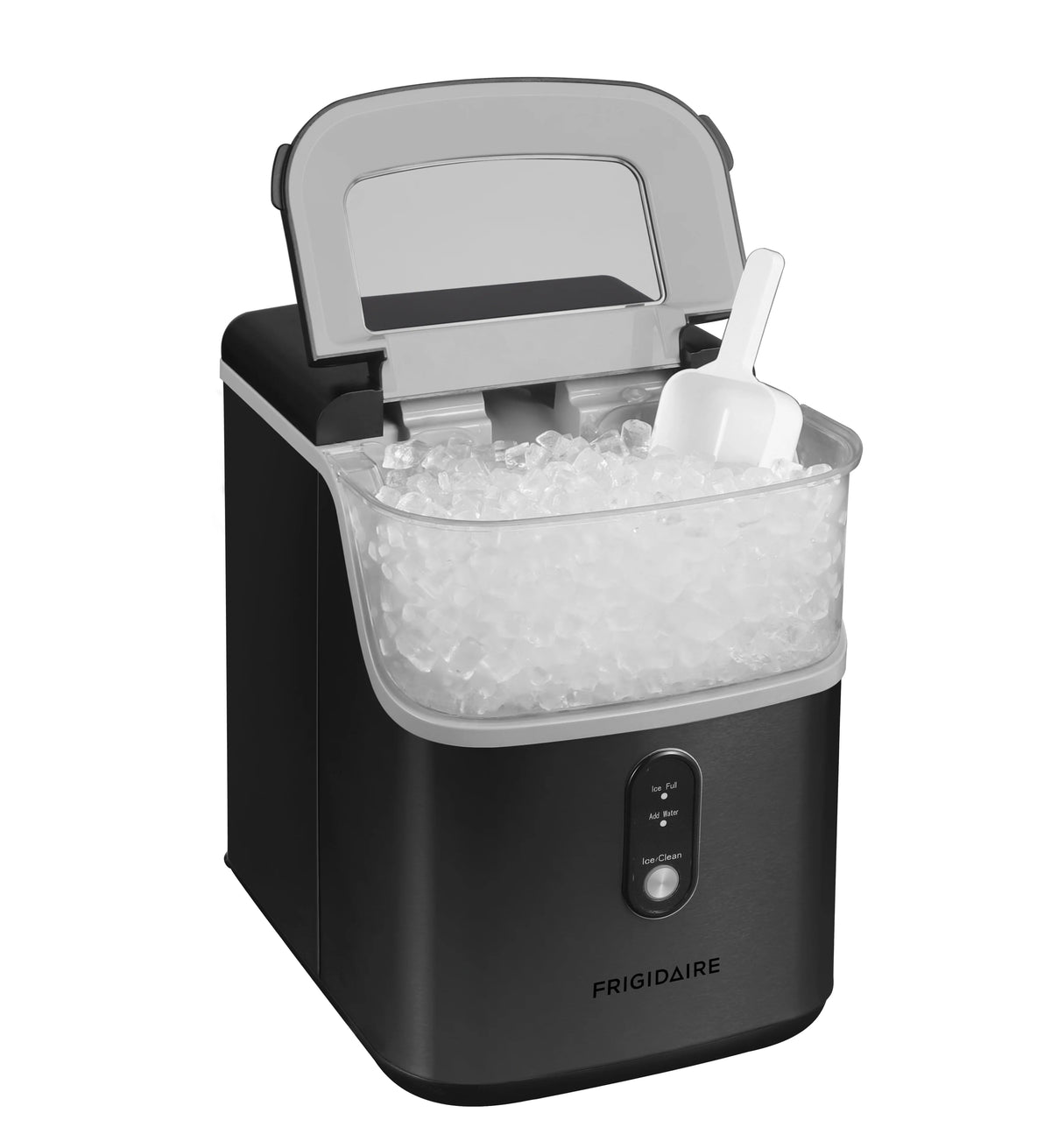 Frigidaire Nugget Ice Maker, 33 Lbs., Black Stainless Steel - EFIC228