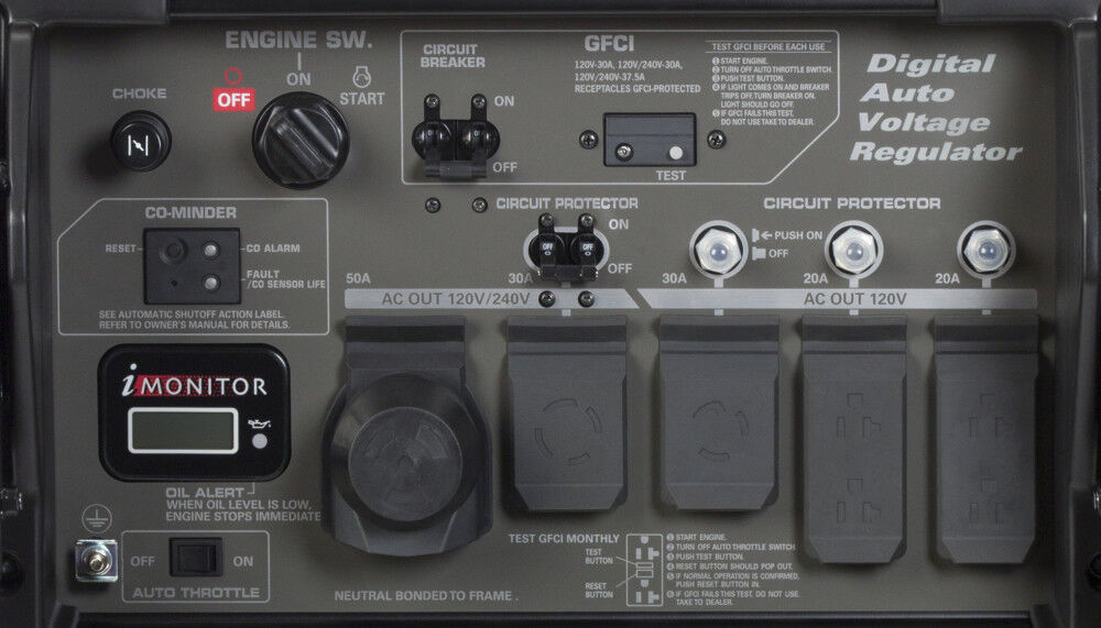 Honda 10000W Industrial Generator With CO-MINDER Sensor - EB10000G