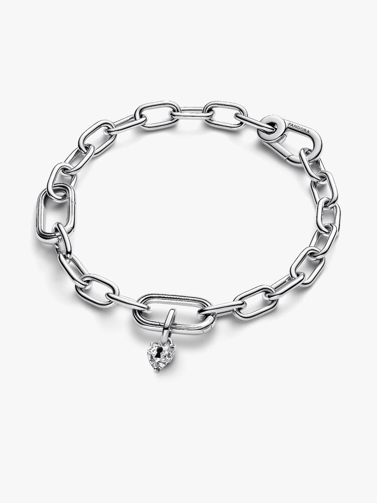 Pandora ME Keyhole Heart Mini Dangle Charm
