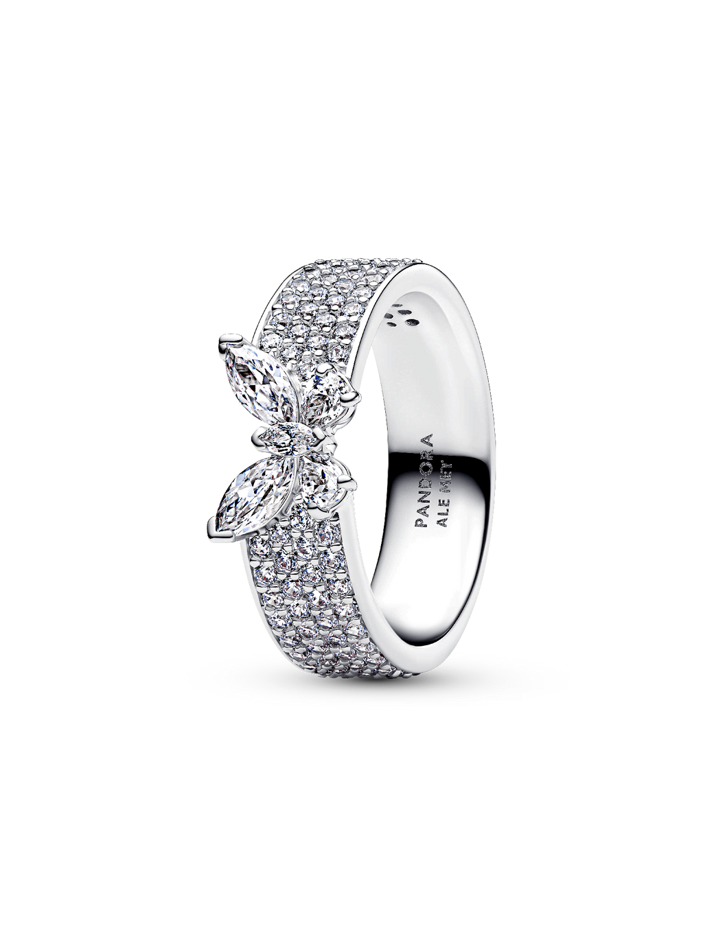 Sparkling Butterfly Bold Ring