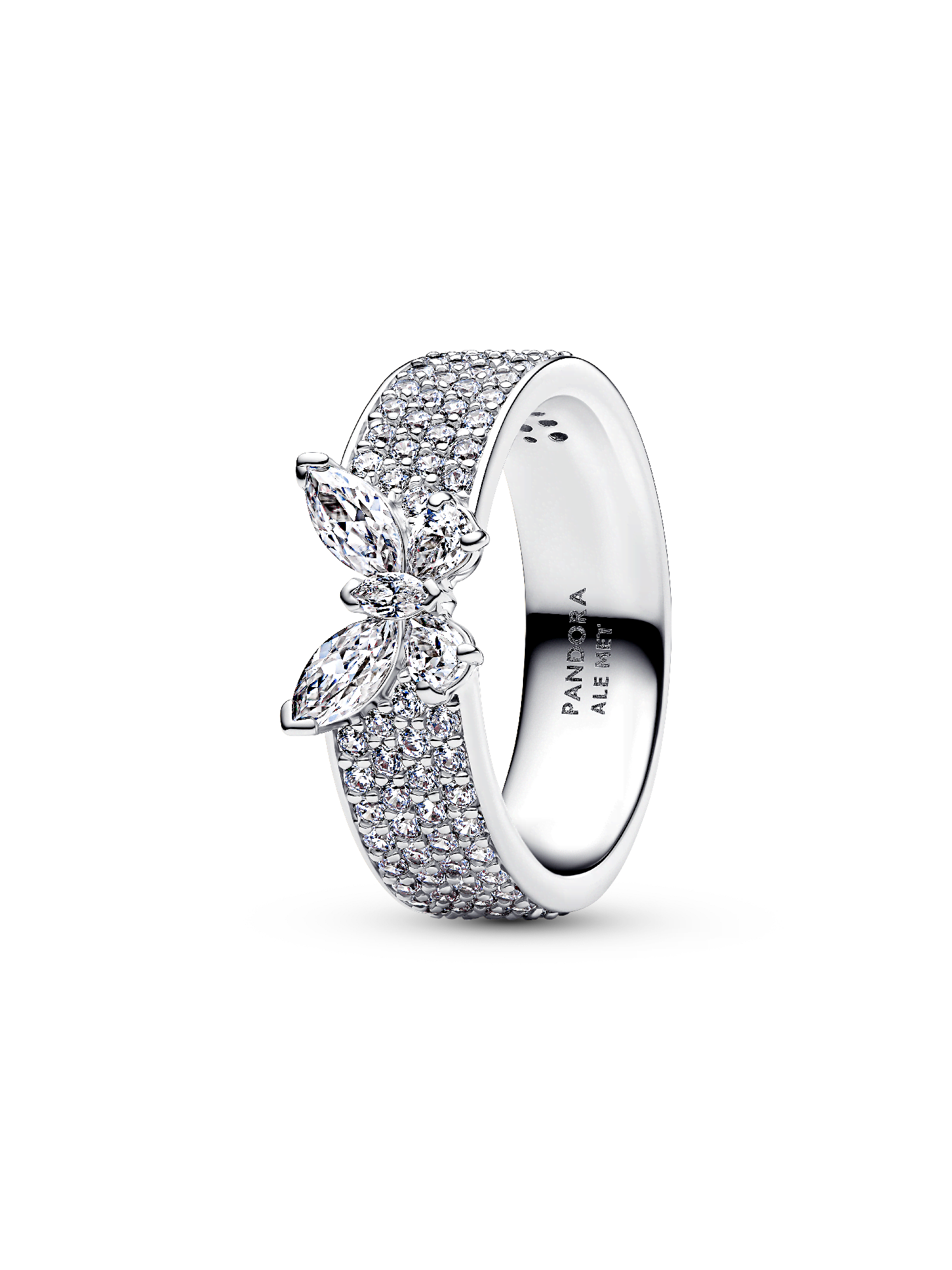 Sparkling Butterfly Bold Ring