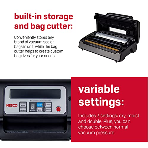 Nesco Deluxe Food Vacuum Sealer - VS-12