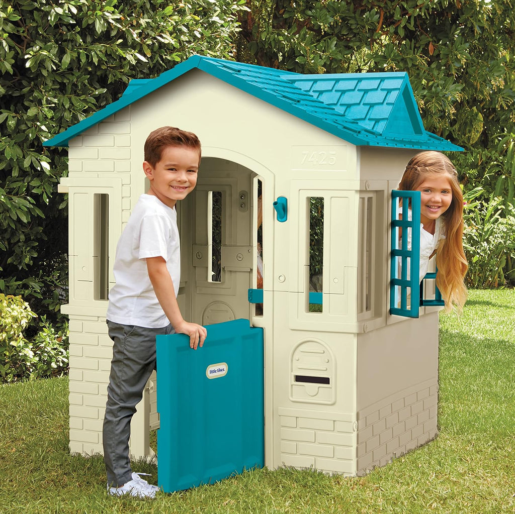 Little Tikes Cape Cottage Playhouse, Blue, Large, 13 x 31 x 41 Inches - 654053M