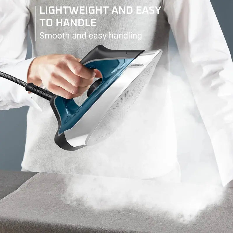 Rowenta Steam Generator Iron, 1800W, 1.1L Tank, Blue, 18.11in x 11.81in - DG8624