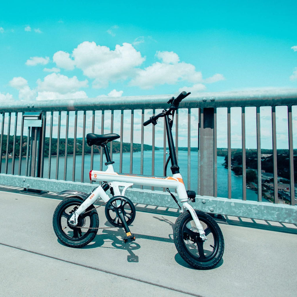 Jasion 14 Inch Folding Electric Bike, 21 Mph, 500W Peak Motor, 270Wh Battery - EB3