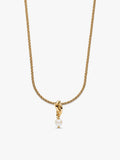 June Eternity Circle Dangle Charm Necklace Set