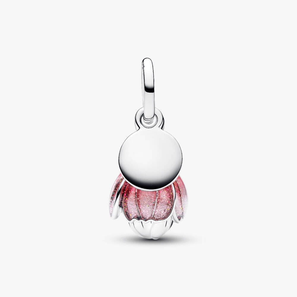 Two-Tone Blooming Flower Dangle Charm