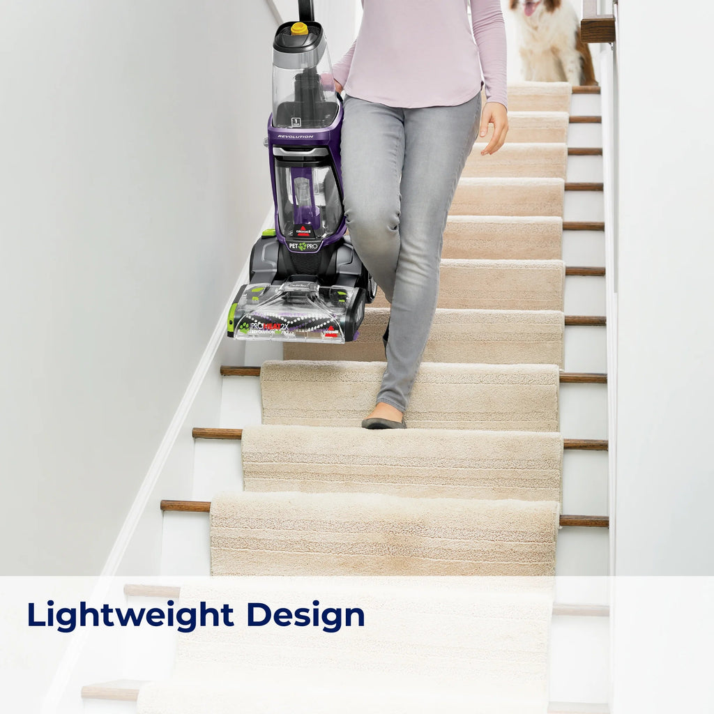 BISSELL ProHeat 2X Revolution Pet Pro Upright Carpet Cleaner, Purple - 3586