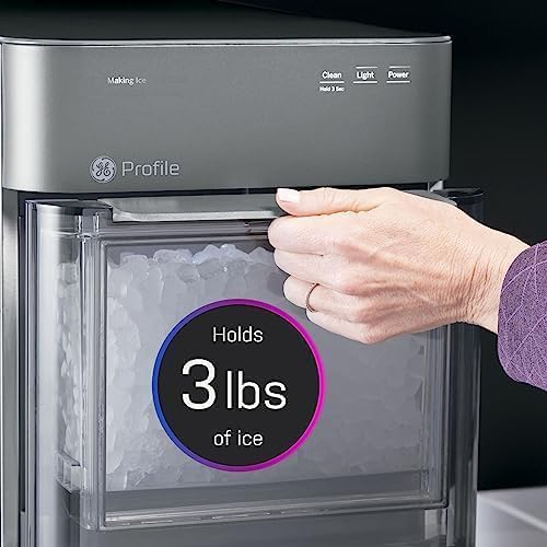 GE Profile Opal 2.0 XL Countertop Nugget Ice Maker, 1 Gallon Tank, 38 Lbs In 24 Hours - XPIOX3SCSS