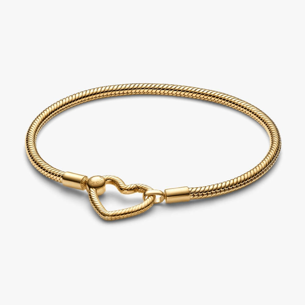 Heart Closure Snake Chain Bracelet
