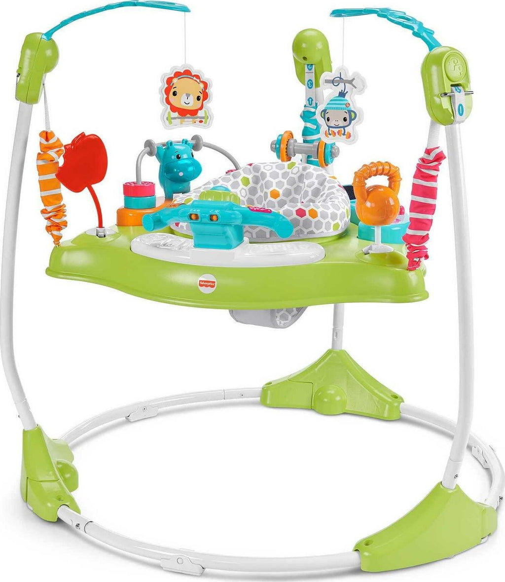 Fisher-Price Fitness Fun Folding Jumperoo Infant Activity Center With Lights & Music - HBM25