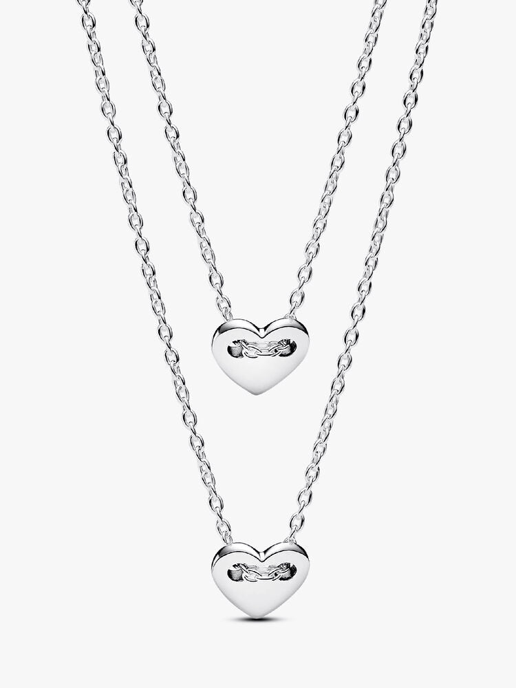 Forever & Always Splittable Heart Collier Necklaces