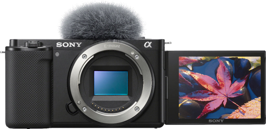 Sony Mirrorless Vlog Camera Body Only Black - Alpha ZV-E10