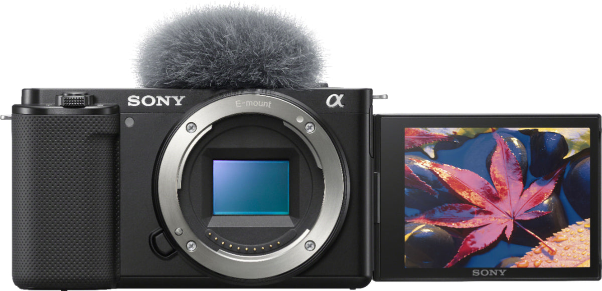 Sony Mirrorless Vlog Camera Body Only Black - Alpha ZV-E10
