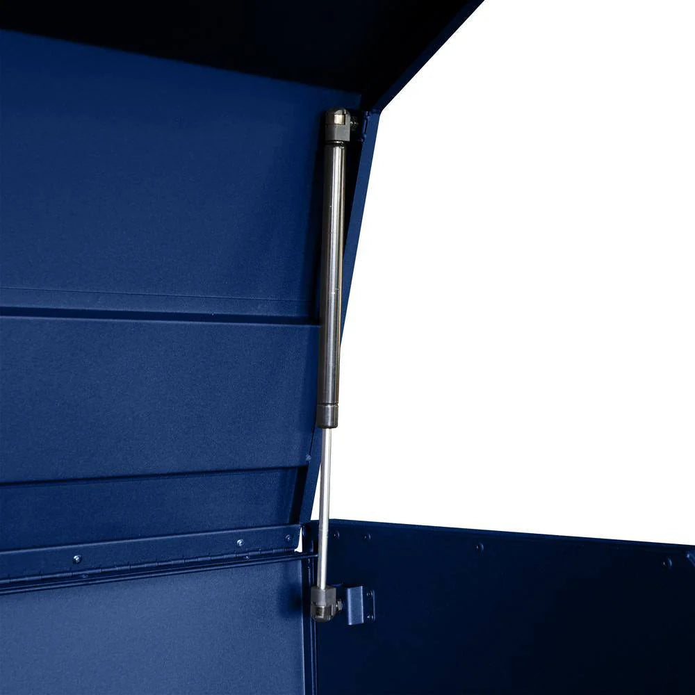 23-Drawer Heavy Duty Rolling Tool Chest And Top Cabinet Set, 56 in. W x 22 in. D, Matte Blue