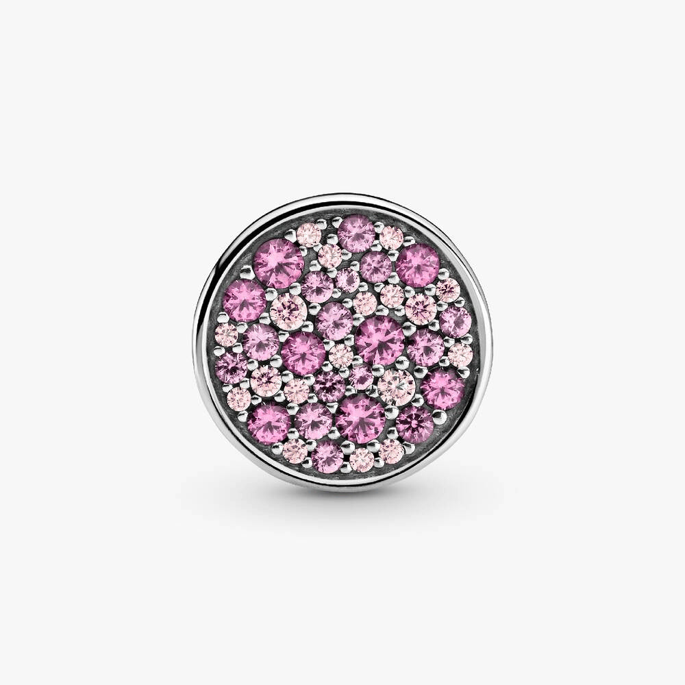 FINAL SALE - Pink Pavé Clip Charm