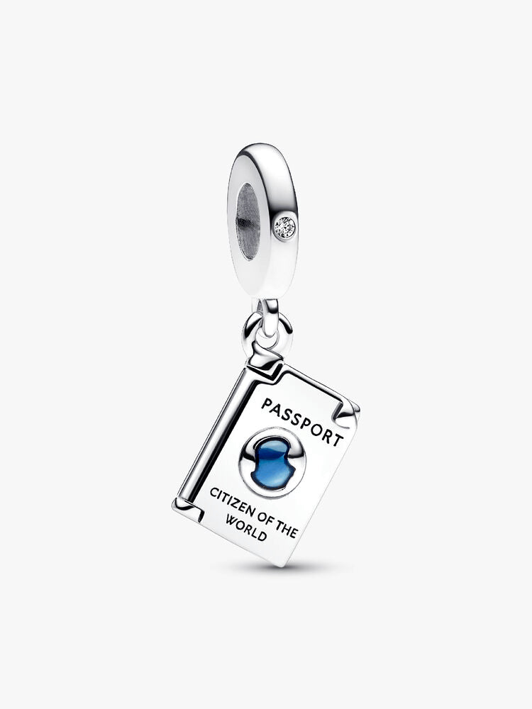 Openable Passport Dangle Charm