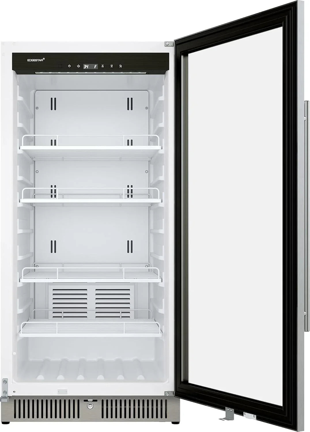 EdgeStar Commercial Beverage Merchandiser, 10.1 Cu. Ft., 22 in Wide, Stainless Steel - VBM101