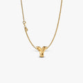 Letter Y Charm Necklace