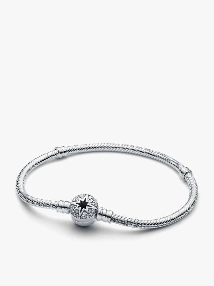 North Star Clasp Snake Chain Bracelet