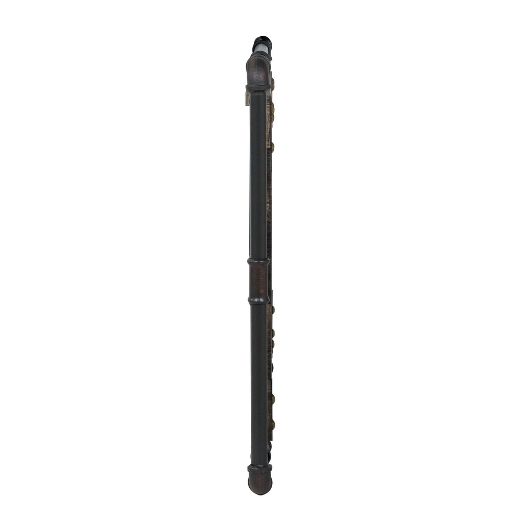 Industrial Metal Wall Mirror With LED Lights, 23.63in H x 31.5in W x 1.5in D