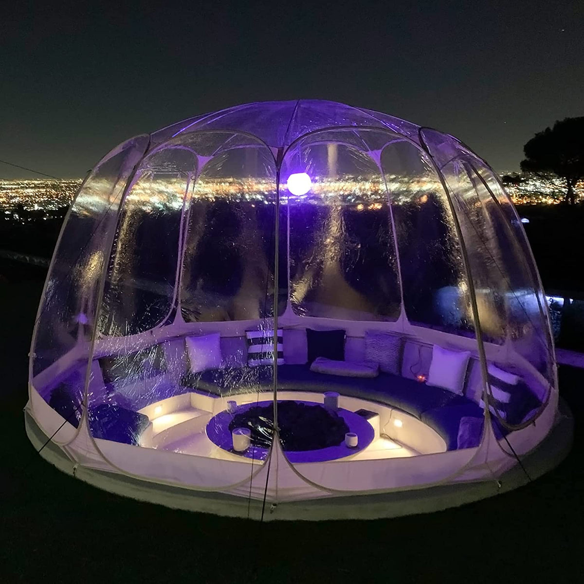 Alvantor Bubble Tent Pop Up Gazebo, 8-10 Person, 3.63.62.4H (m)