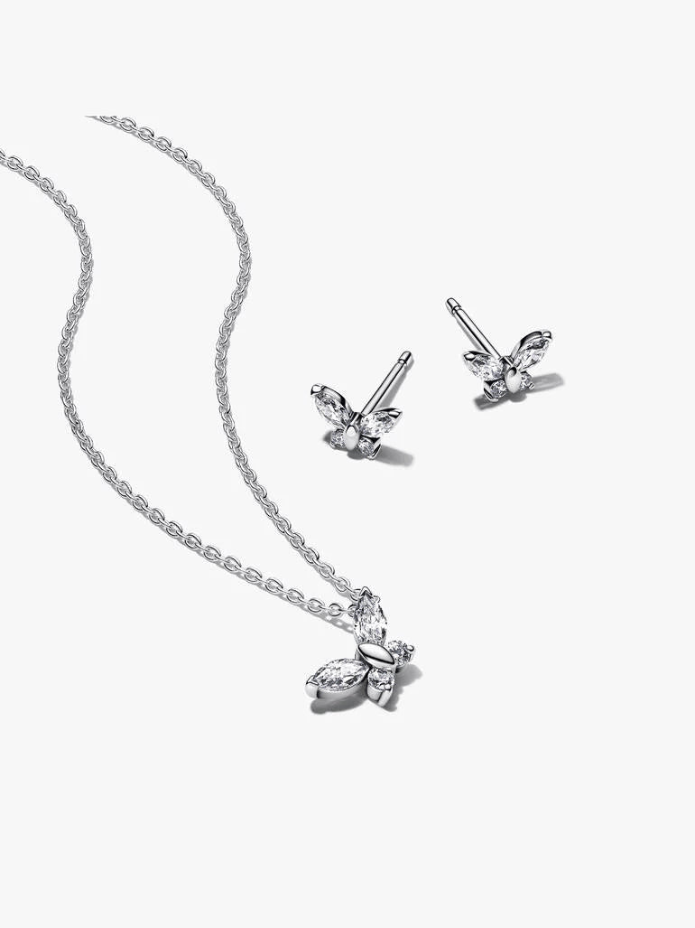 Sparkling Butterfly Jewelry Gift Set