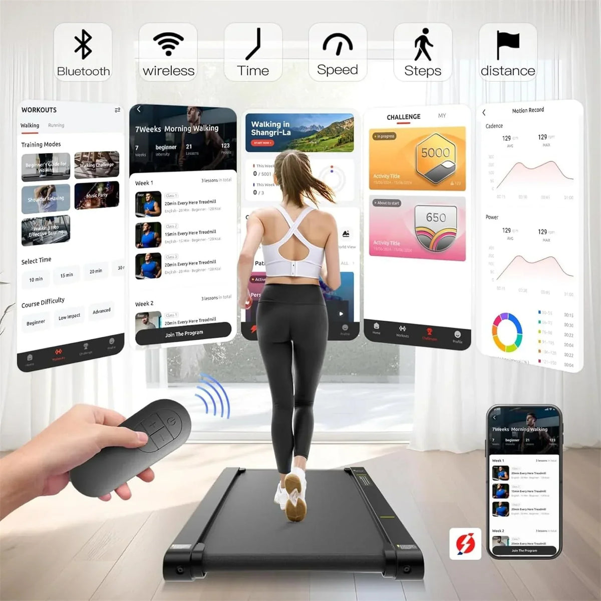 Walking Vibration Pad 2.5HP 39 x 21 x 3.5 in - RM-01