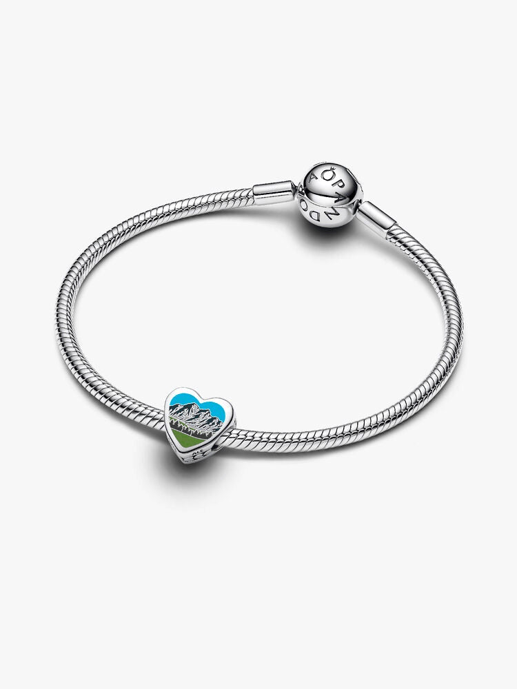 Wyoming Heart Charm