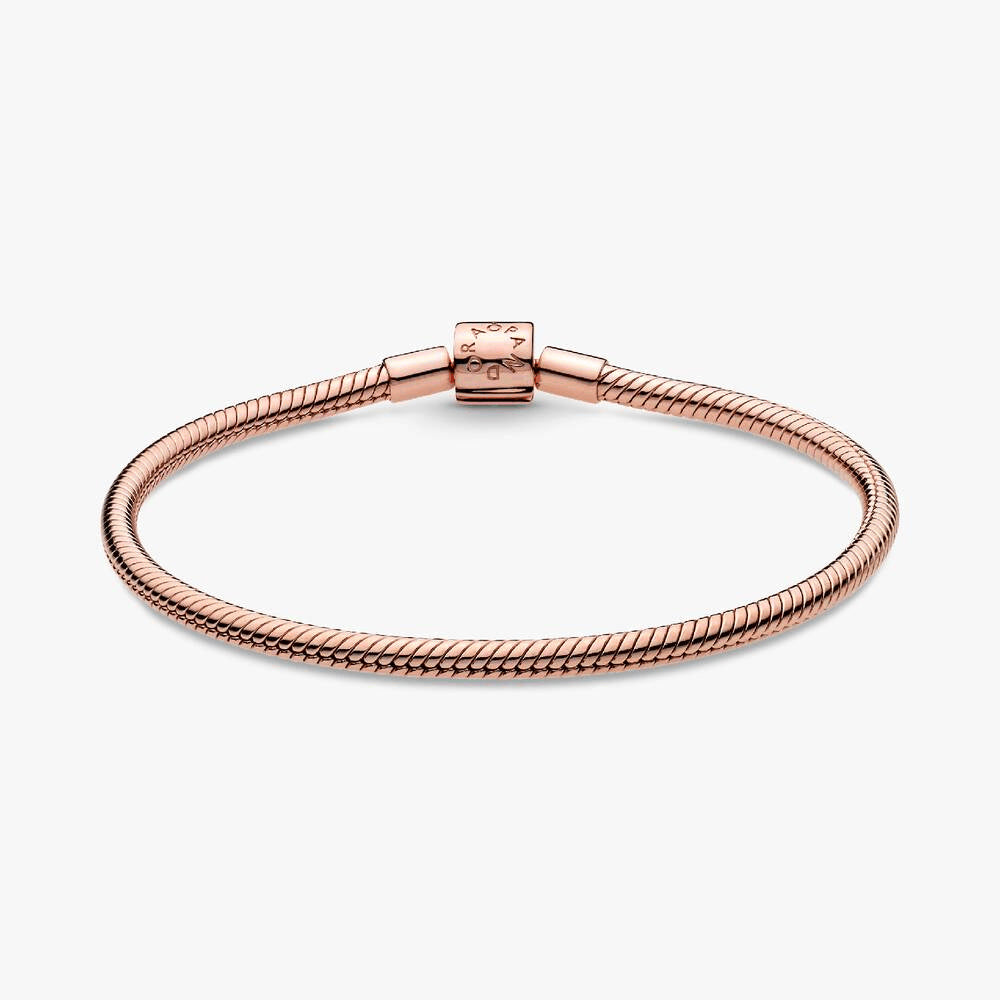 FINAL SALE - Pandora Moments Barrel Clasp Snake Chain Bracelet