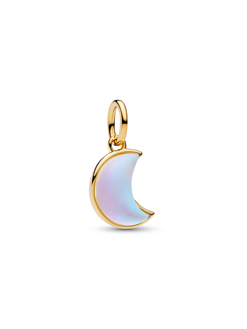 Sparkling Crescent Moon Dangle Charm