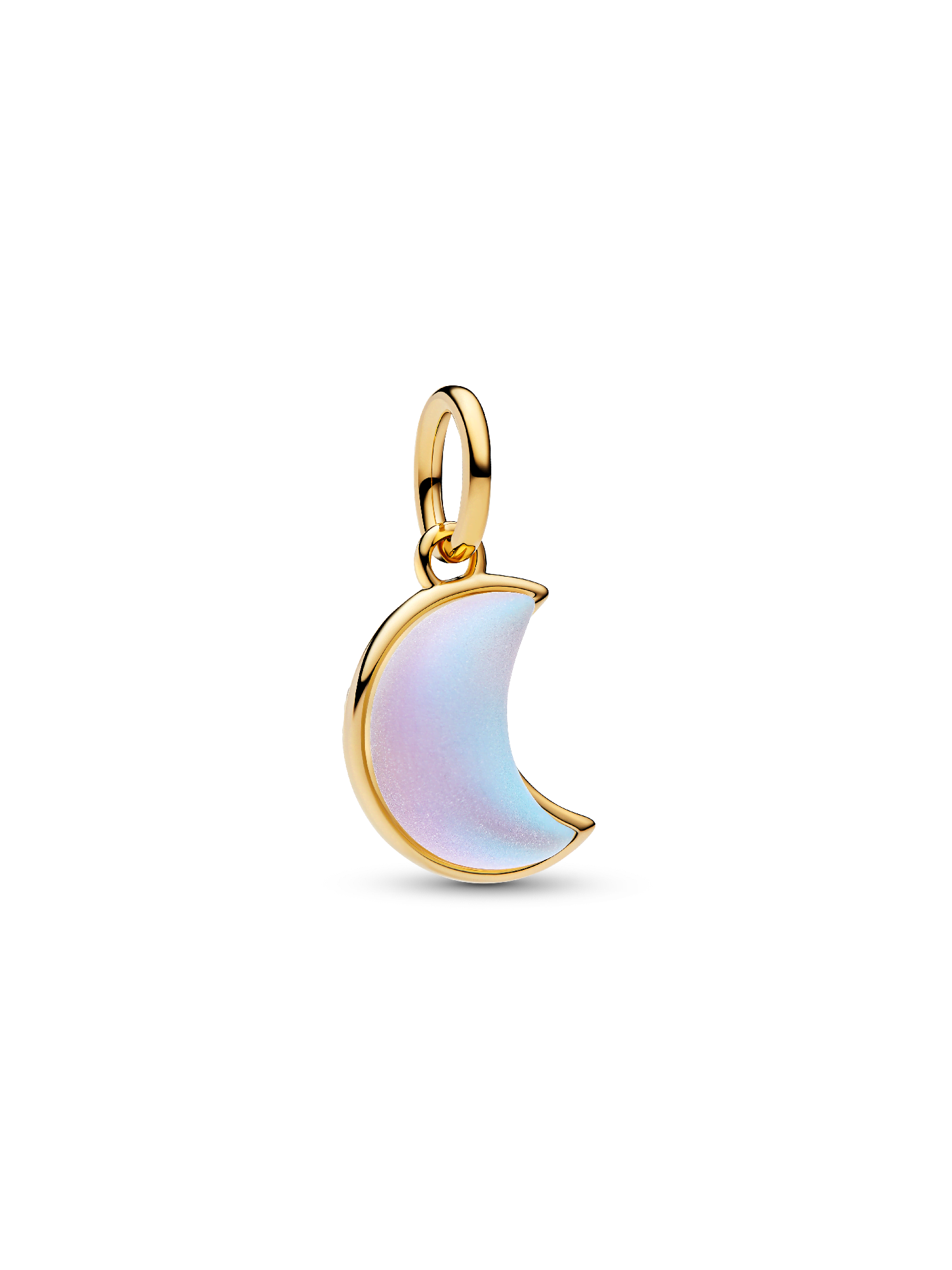 Sparkling Crescent Moon Dangle Charm