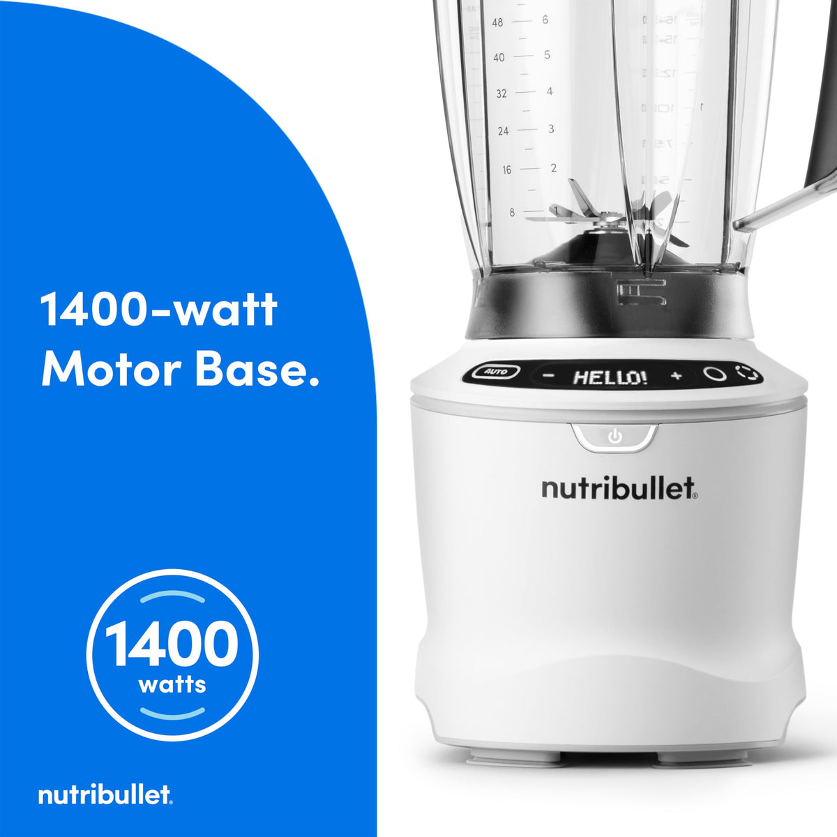 1400-Watt Multi-Function Countertop Blender Combo, 64 oz Pitcher, 32 oz And 24 oz Cups, Gunmetal-Gray