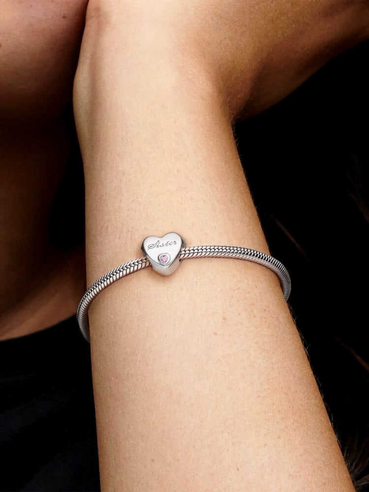 Sister Heart Charm