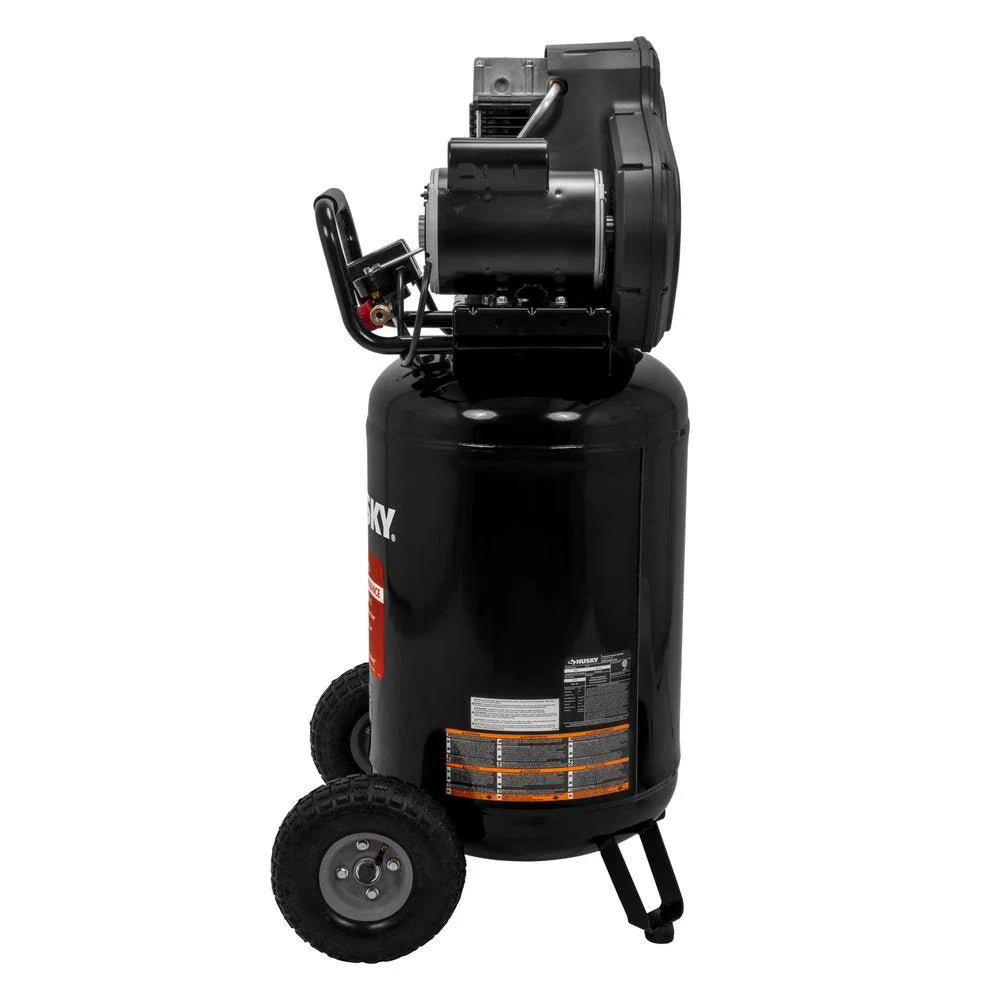 Husky 30 Gal. 175 PSI Oil Lubed Belt Drive Portable Vertical Electric Air Compressor - C304H
