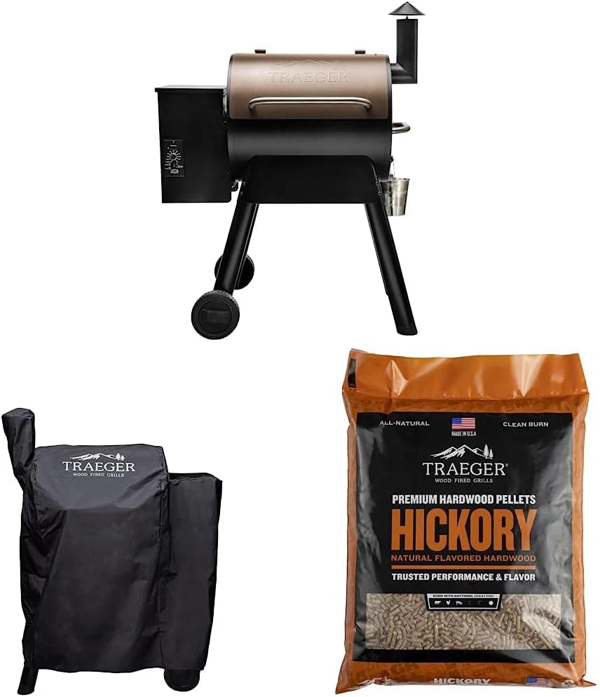 Traeger Pro Series 22 Wood Pellet Grill And Smoker, Bronze - TFB57PZBO