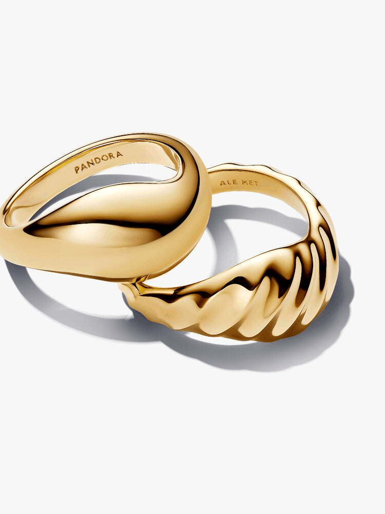 Rippled Stacking Rings