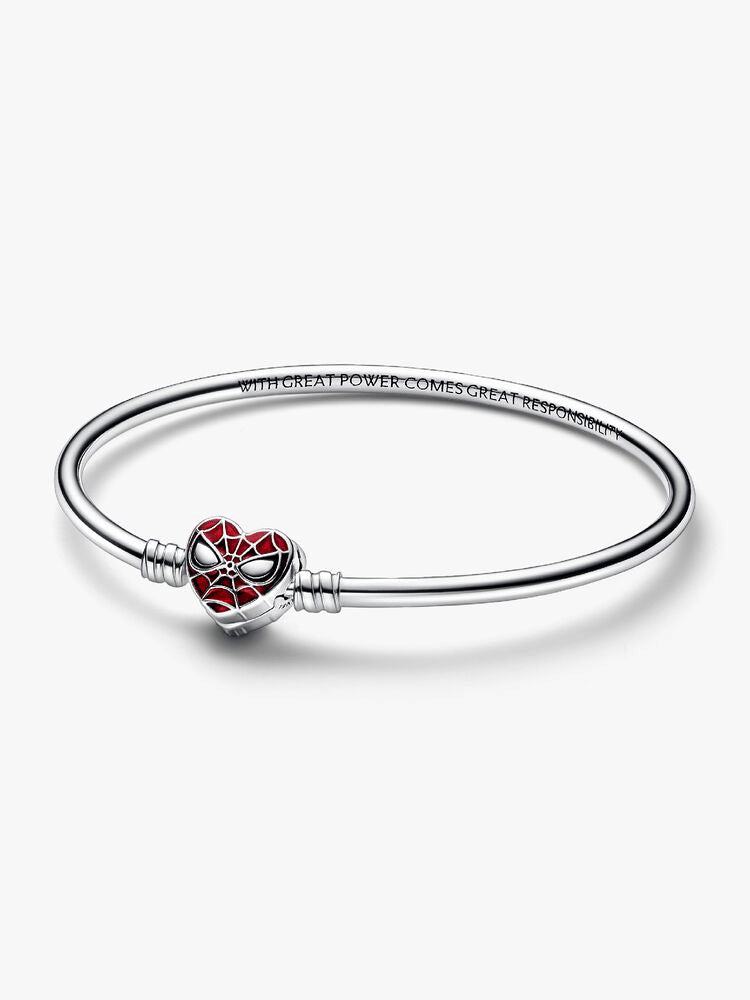 Marvel Spider Man Charm and Bangle Set