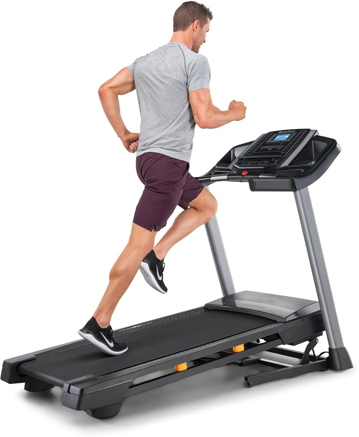 Nordictrack T Series Treadmill, Black, 73.5 in D x 36 in W x 54 in H, 55 in x 20 in Deck