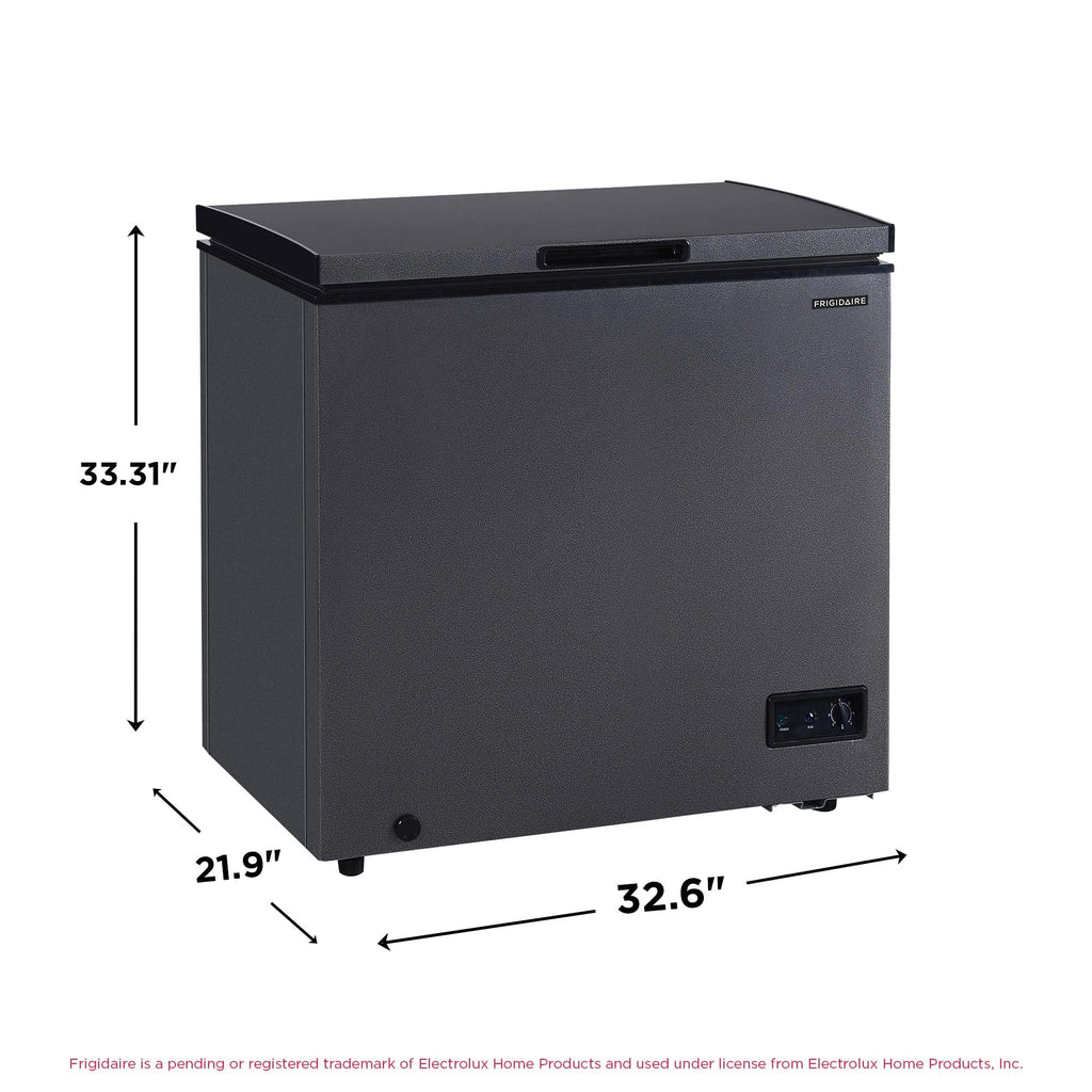 Frigidaire Chest Freezer, 5.0 Cu. Ft., Black Granite Design