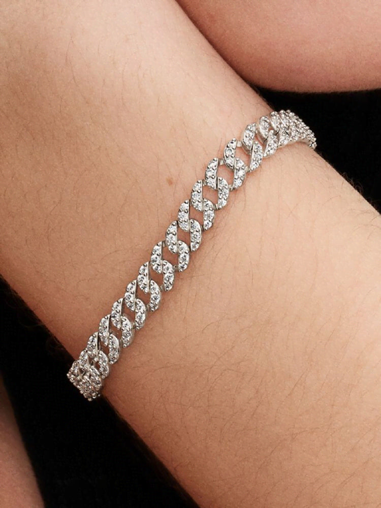 Pandora Timeless Pavé Cuban Chain Bracelet