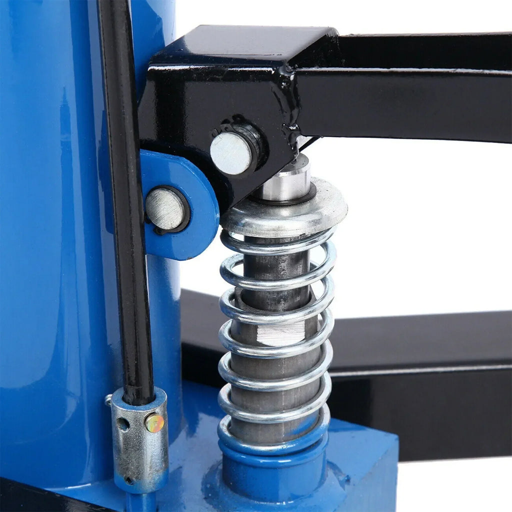 Hydraulic Car Transmission Jack Vertical Lift, 1660 Pounds, 33-70 in, Blue