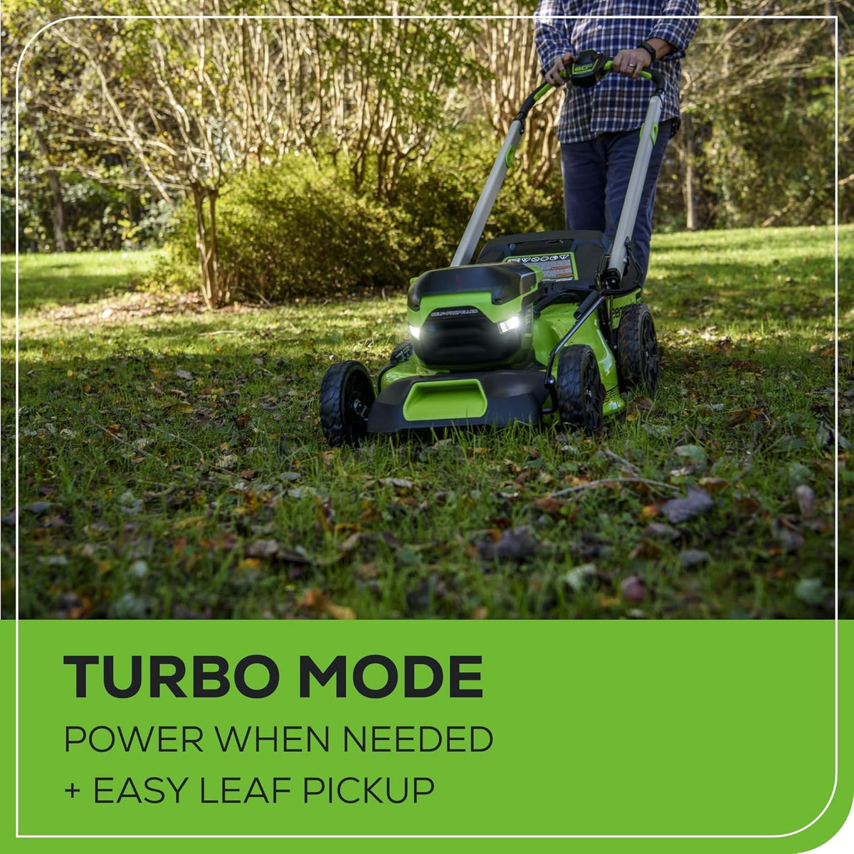 Greenworks 60V 21 Inch Cordless Self-Propelled Lawn Mower - 2 x 4.0Ah Batteries And Dual Port Rapid Charger