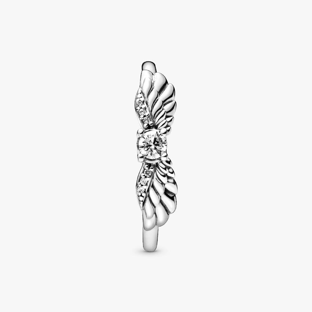 FINAL SALE - Sparkling Angel Wings Ring